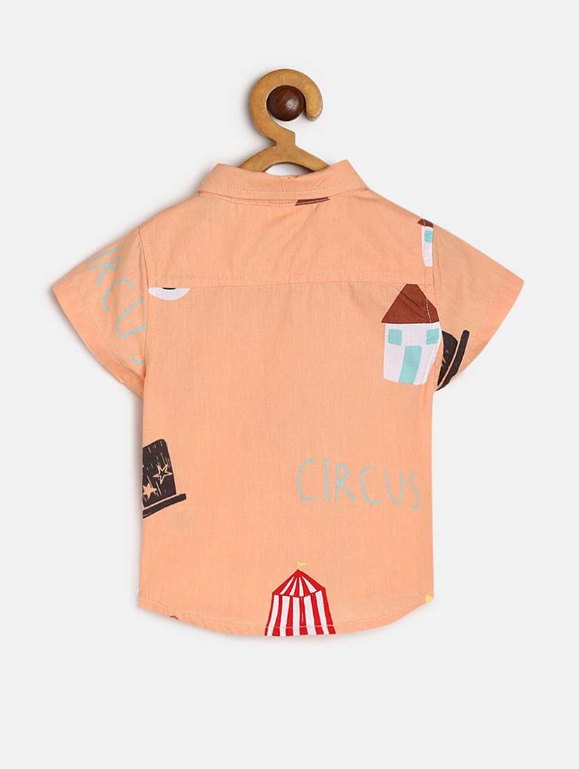 boys printed cotton blend shirt - 21188278 -  Standard Image - 1