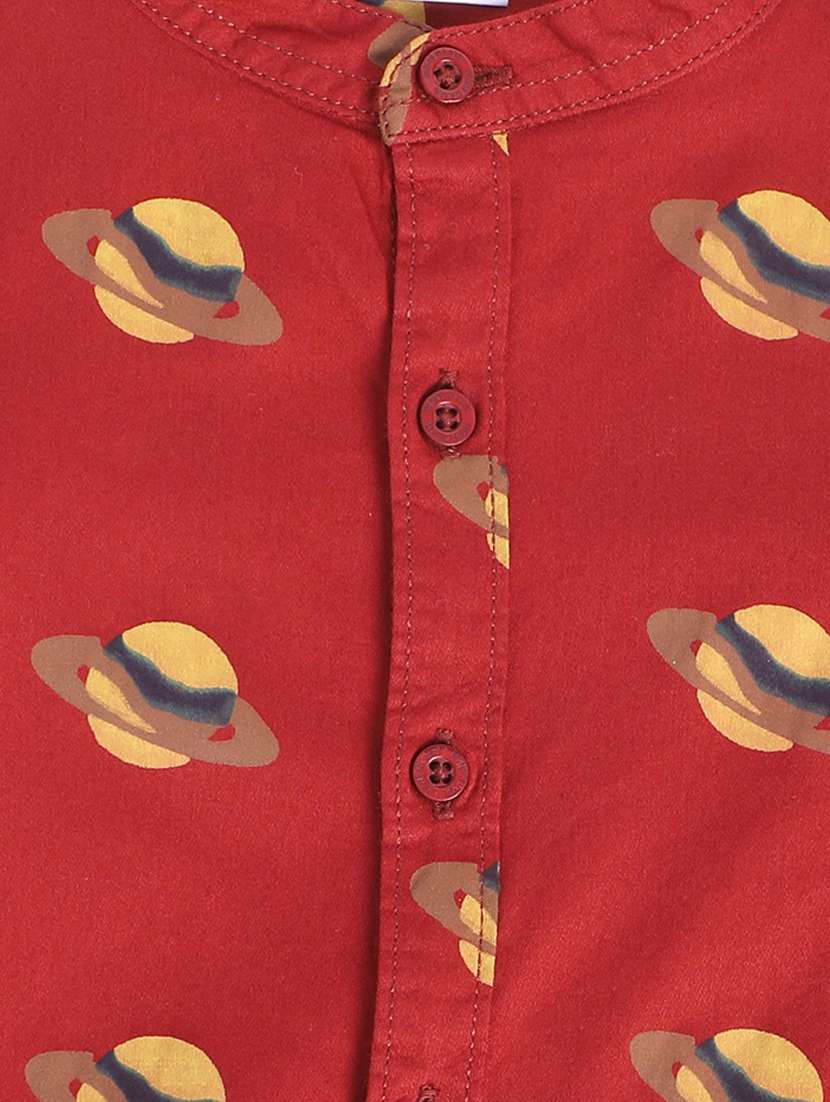 kids printed cotton blend shirt - 21188288 -  Standard Image - 4