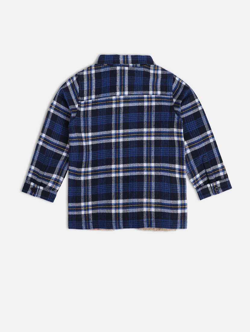 boys checkered long sleeve shackets - 21188295 -  Standard Image - 1
