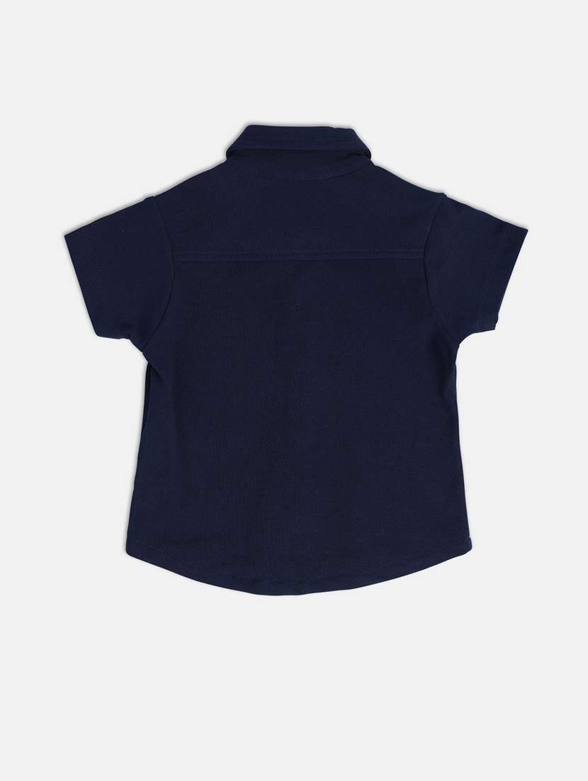 navy blue cotton shirt - 21188298 -  Standard Image - 1