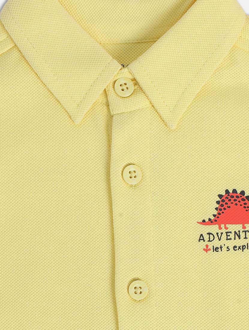 yellow cotton shirt - 21188299 - Standard Image - 4