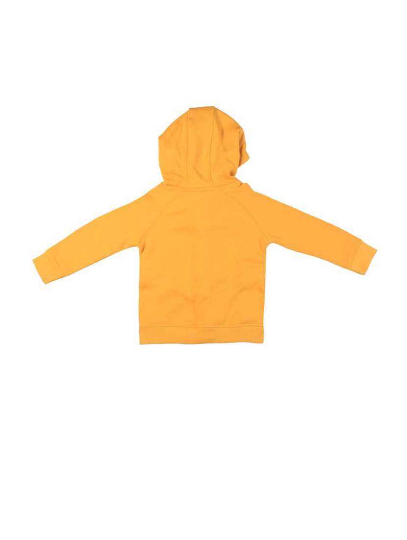yellow cotton front print sweatshirt - 21188366 - Standard Image - 1
