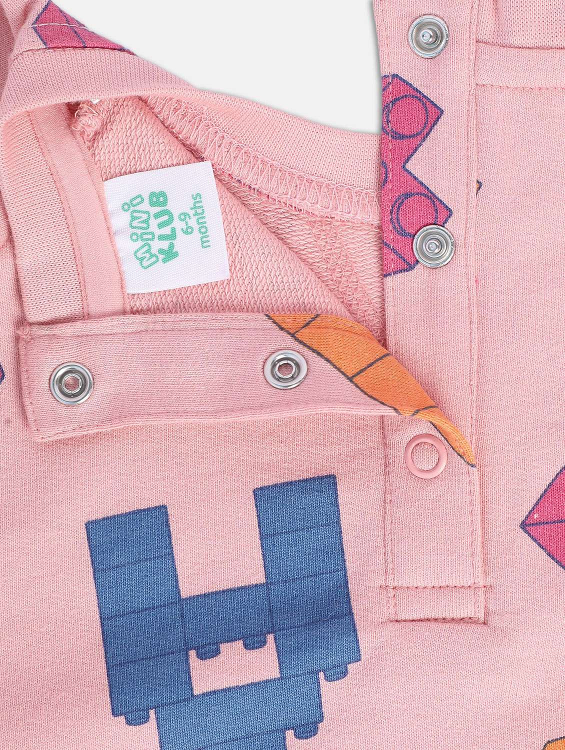 pink cotton front print sweatshirt - 21188500 - Standard Image - 4