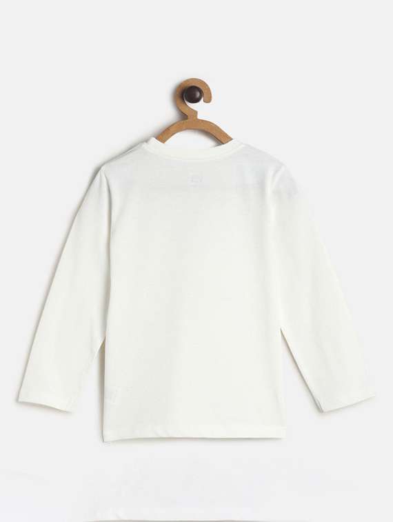 kids round neck printed t-shirt - 21188704 - Standard Image - 1