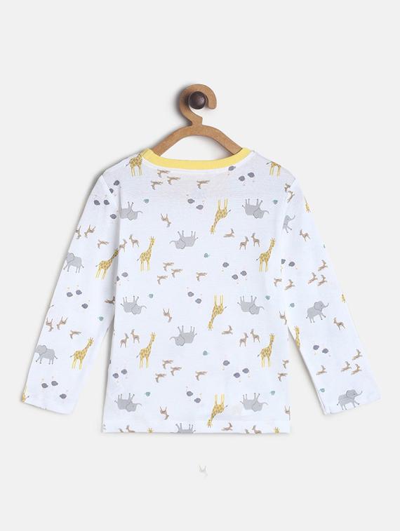 kids round neck printed t-shirt - 21188717 - Standard Image - 1