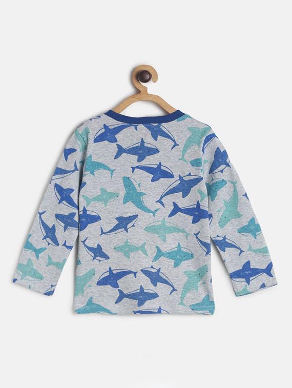 kids round neck printed t-shirt - 21188726 - Standard Image - 1