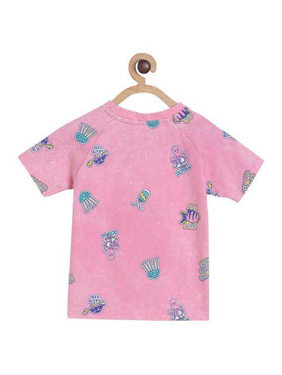 kids round neck printed t-shirt - 21188814 -  Standard Image - 1