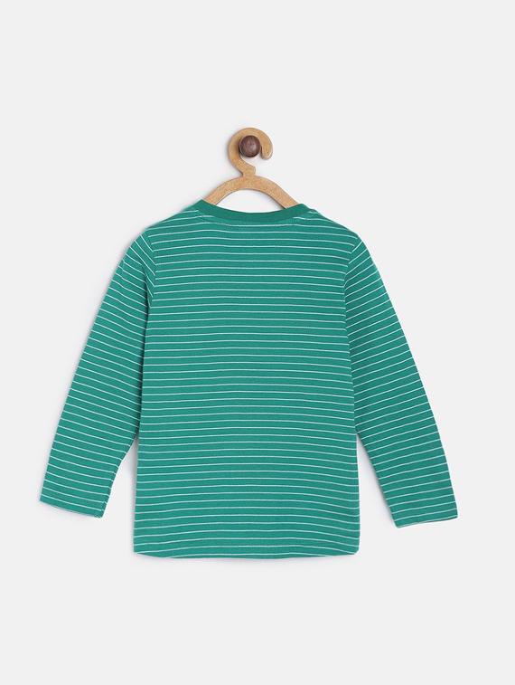 kids henley neck printed t-shirt - 21188882 -  Standard Image - 1