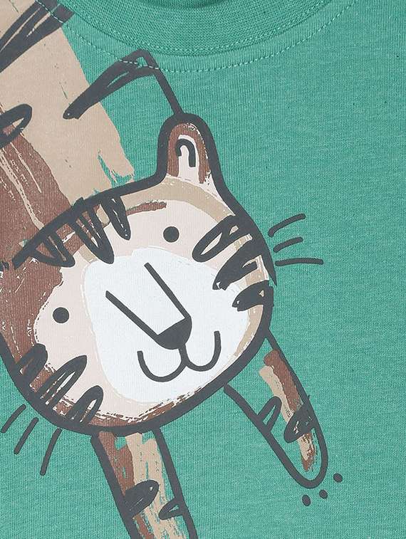 kids round neck printed t-shirt - 21188949 -  Standard Image - 4