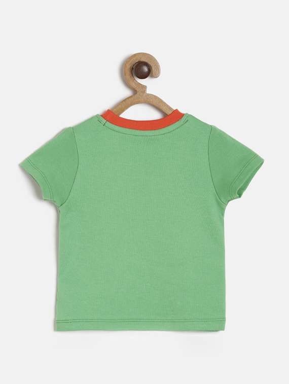 kids round neck typographic printed t-shirt - 21189022 - Standard Image - 1