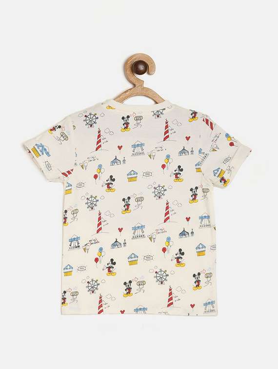 kids round neck printed t-shirt - 21189068 - Standard Image - 1