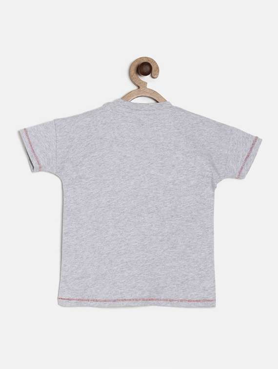 kids round neck printed t-shirt - 21189162 - Standard Image - 1