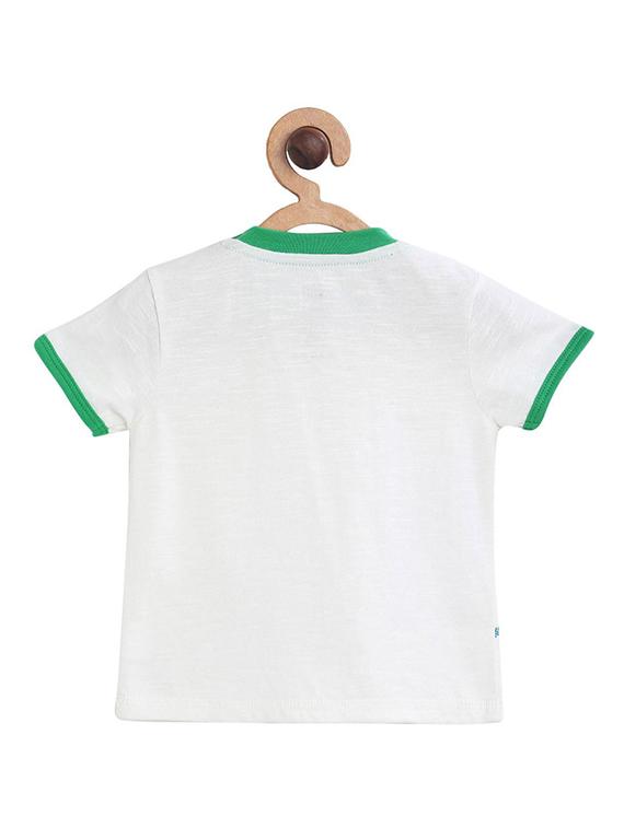 kids v neck white t-shirt - 21189293 -  Standard Image - 1