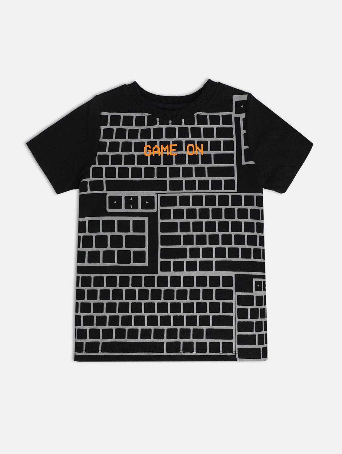 kids round neck printed t-shirt - 21189995 -  Standard Image - 1