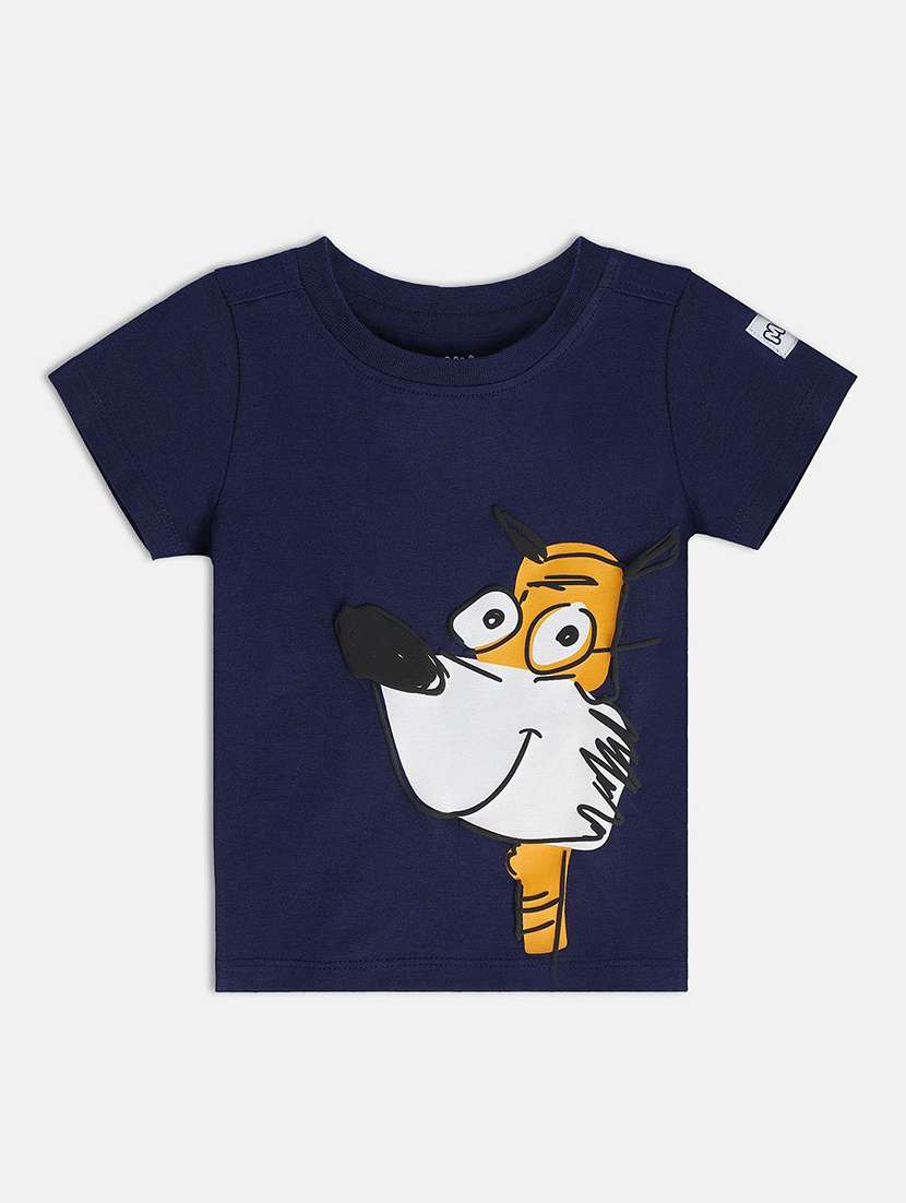 kids round neck printed t-shirt - 21190012 -  Standard Image - 1