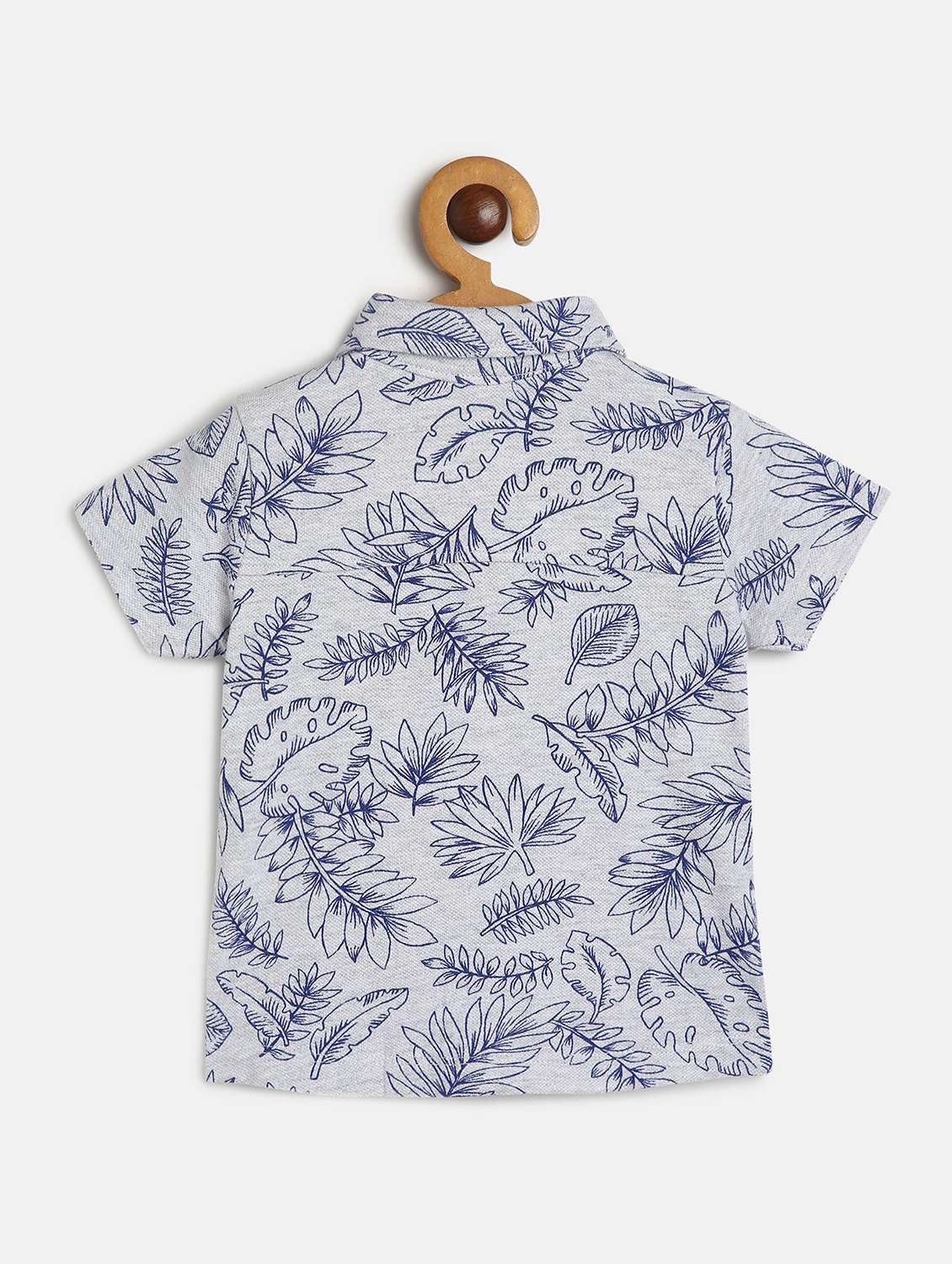boys grey printed casual t-shirt - 21190136 - Standard Image - 1