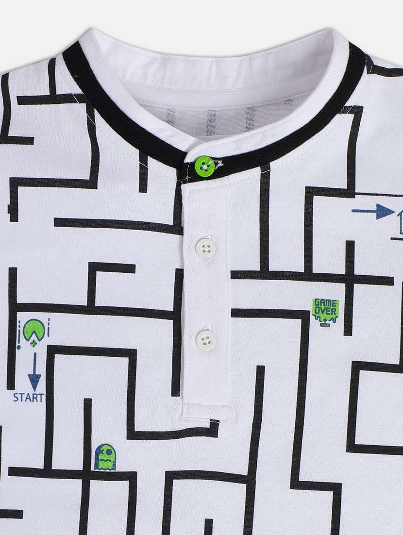 boy's round neck printed t-shirt - 21190211 -  Standard Image - 4