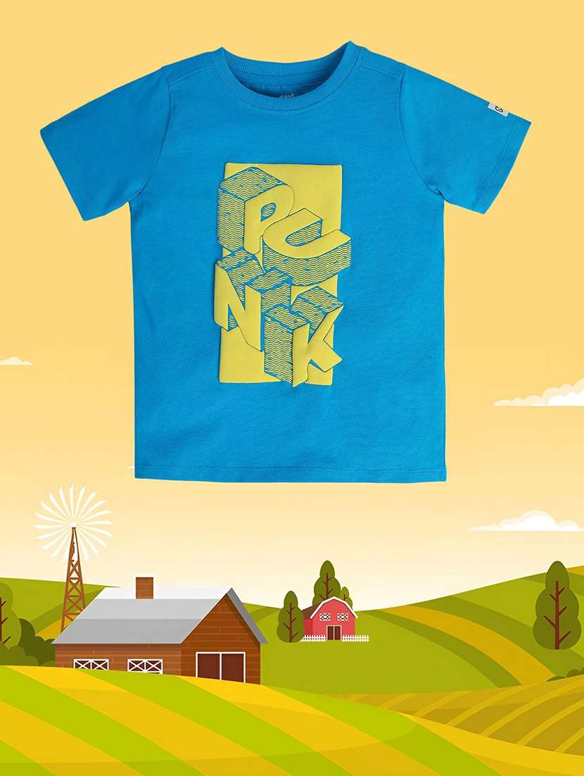 boy's round neck printed t-shirt - 21190218 - Standard Image - 1