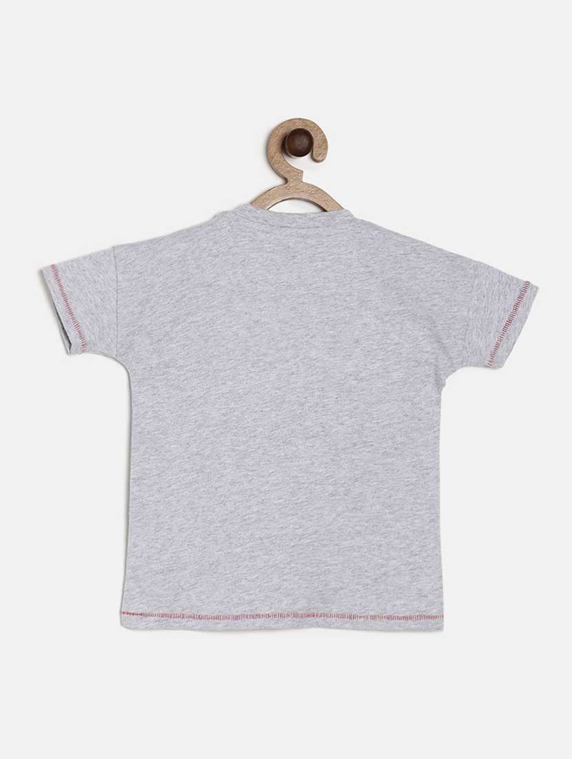 boy's round neck printed t-shirt - 21190379 -  Standard Image - 1