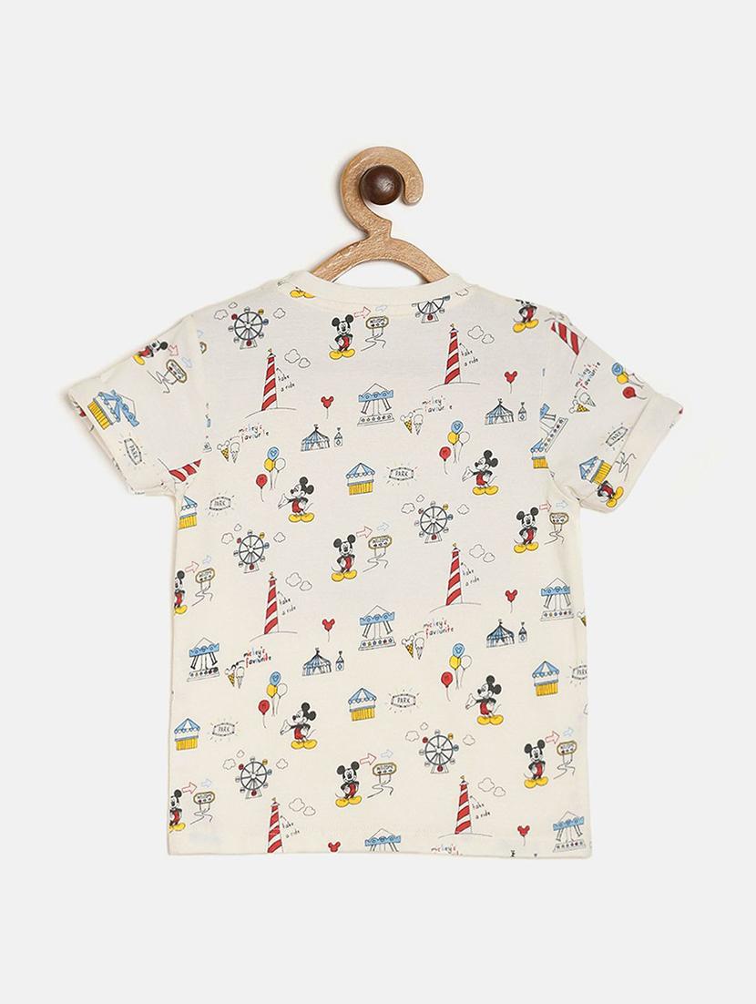 boy's round neck printed t-shirt - 21190382 -  Standard Image - 1