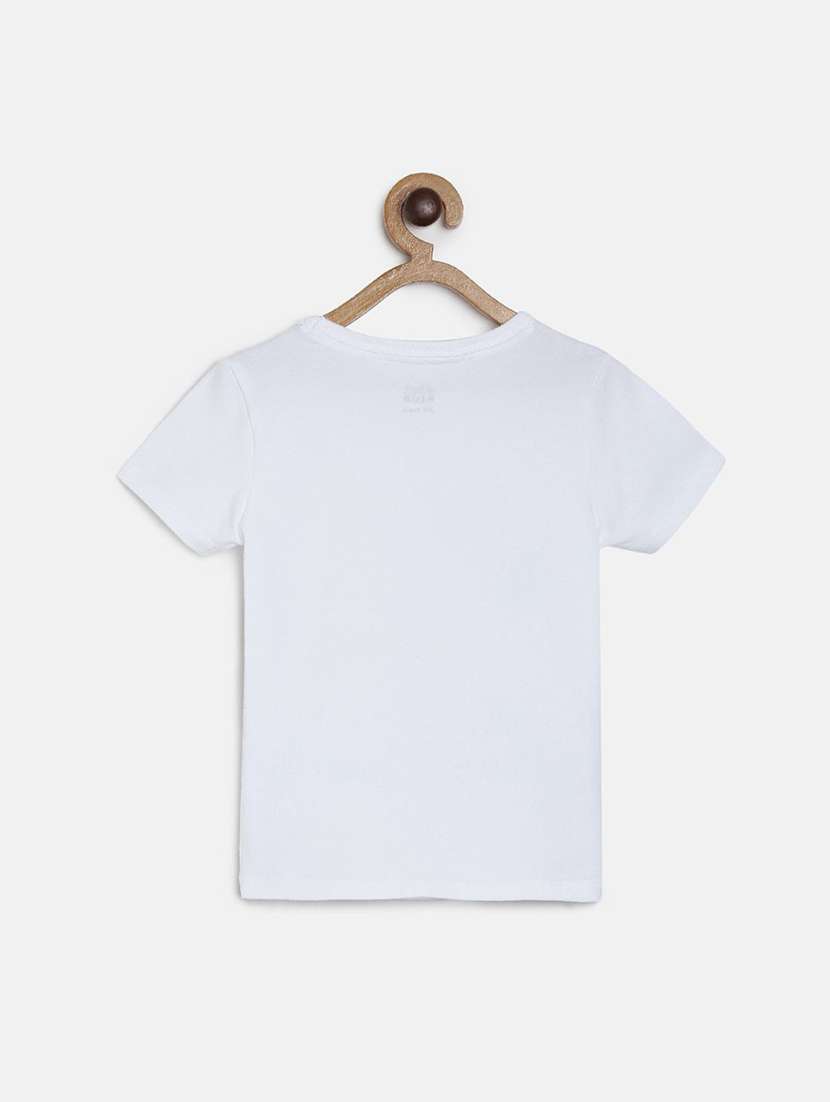 boys round neck cotton t-shirt - 21190399 -  Standard Image - 1