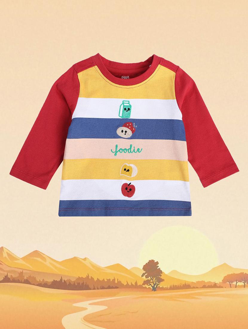 multi colored cotton tshirt - 21190439 -  Standard Image - 1