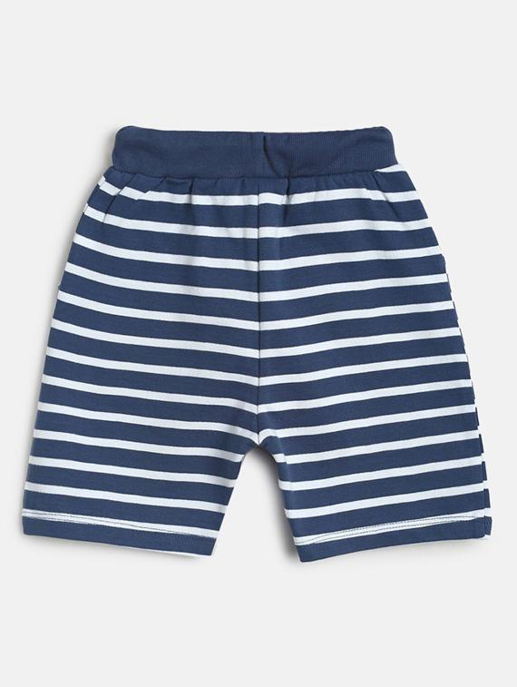 kids striped mid rise shorts - 21191303 -  Standard Image - 1