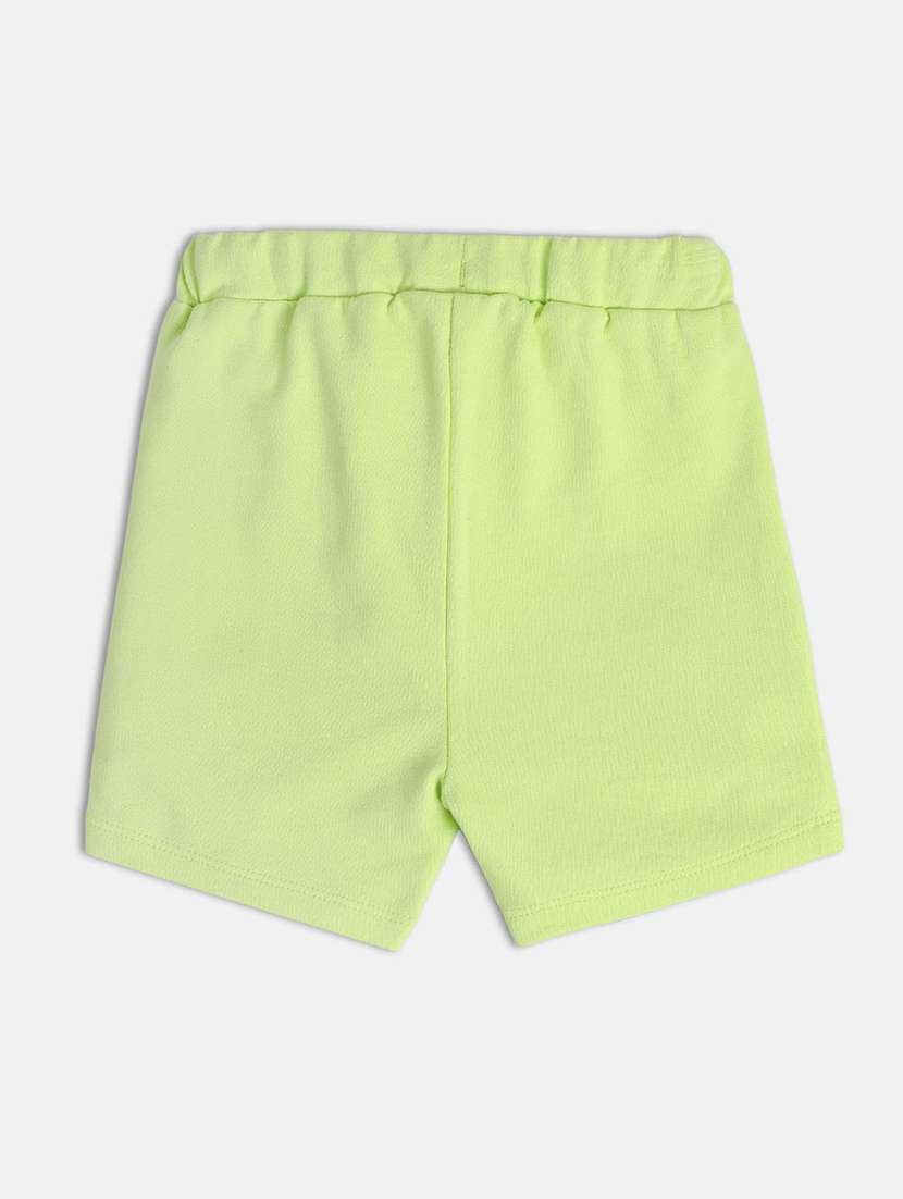 boys solid mid rise shorts - 21191604 -  Standard Image - 1