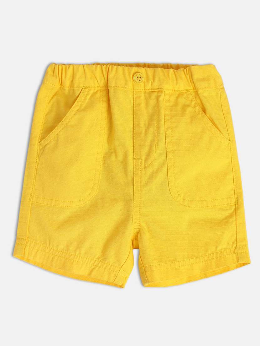 boys mid rise cotton shorts  - 21191606 -  Standard Image - 1