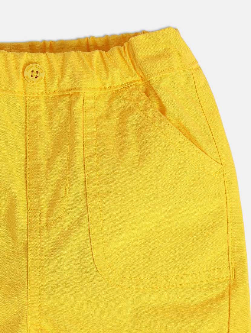 boys mid rise cotton shorts - 21191606 - Standard Image - 4
