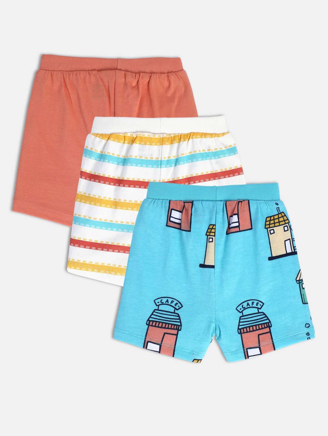 pack of 3 printed shorts - 21191618 - Standard Image - 1