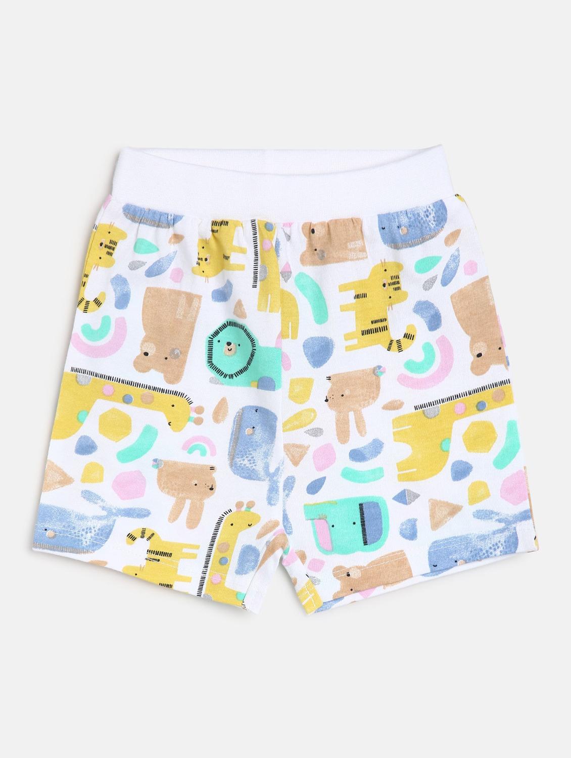 kids pack of 3 cotton shorts - 21191625 -  Standard Image - 1