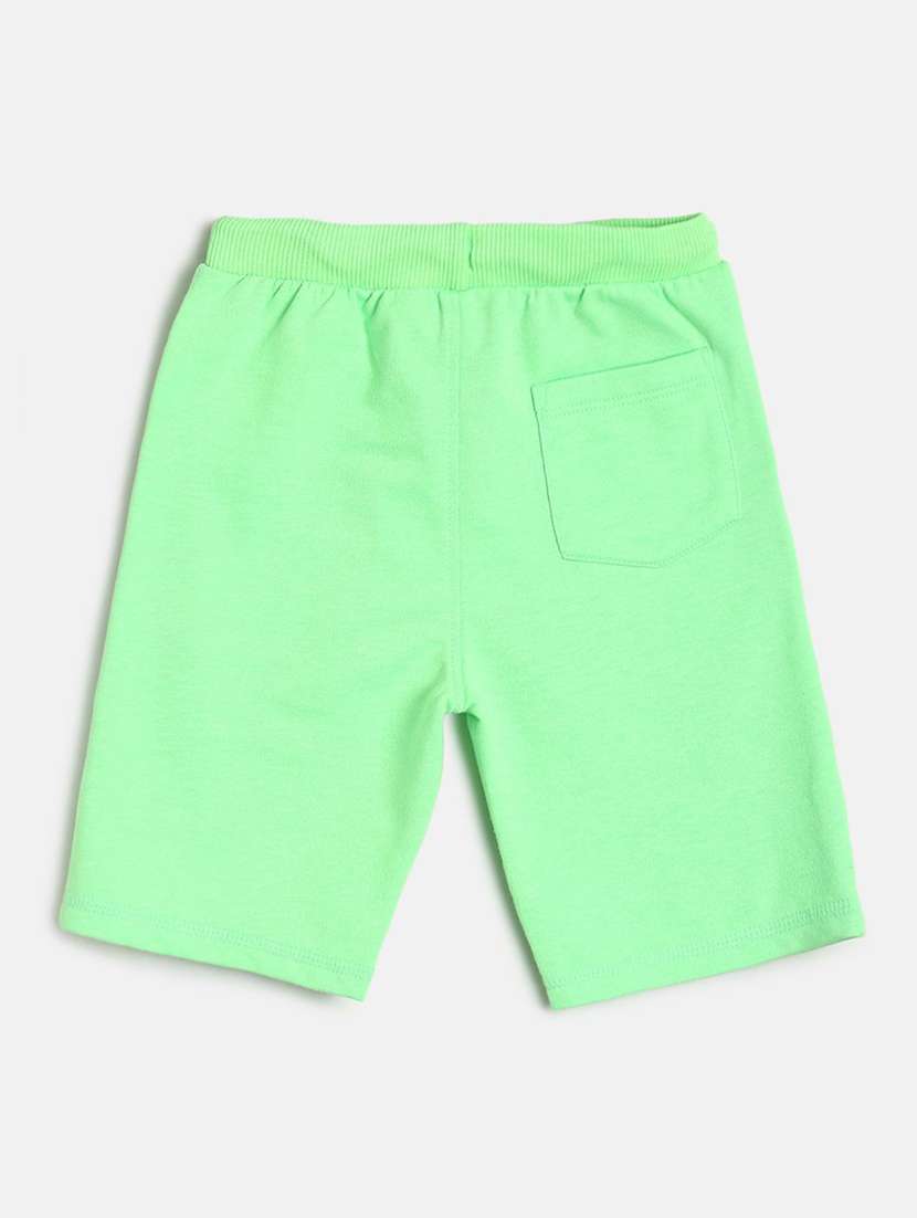 boys mid rise cotton shorts  - 21191700 -  Standard Image - 1