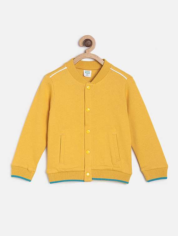 yellow cotton sweater