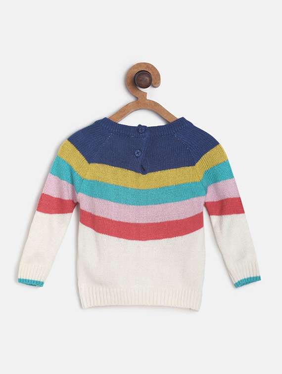 multi colored cotton regular sweater - 21192384 - Standard Image - 1