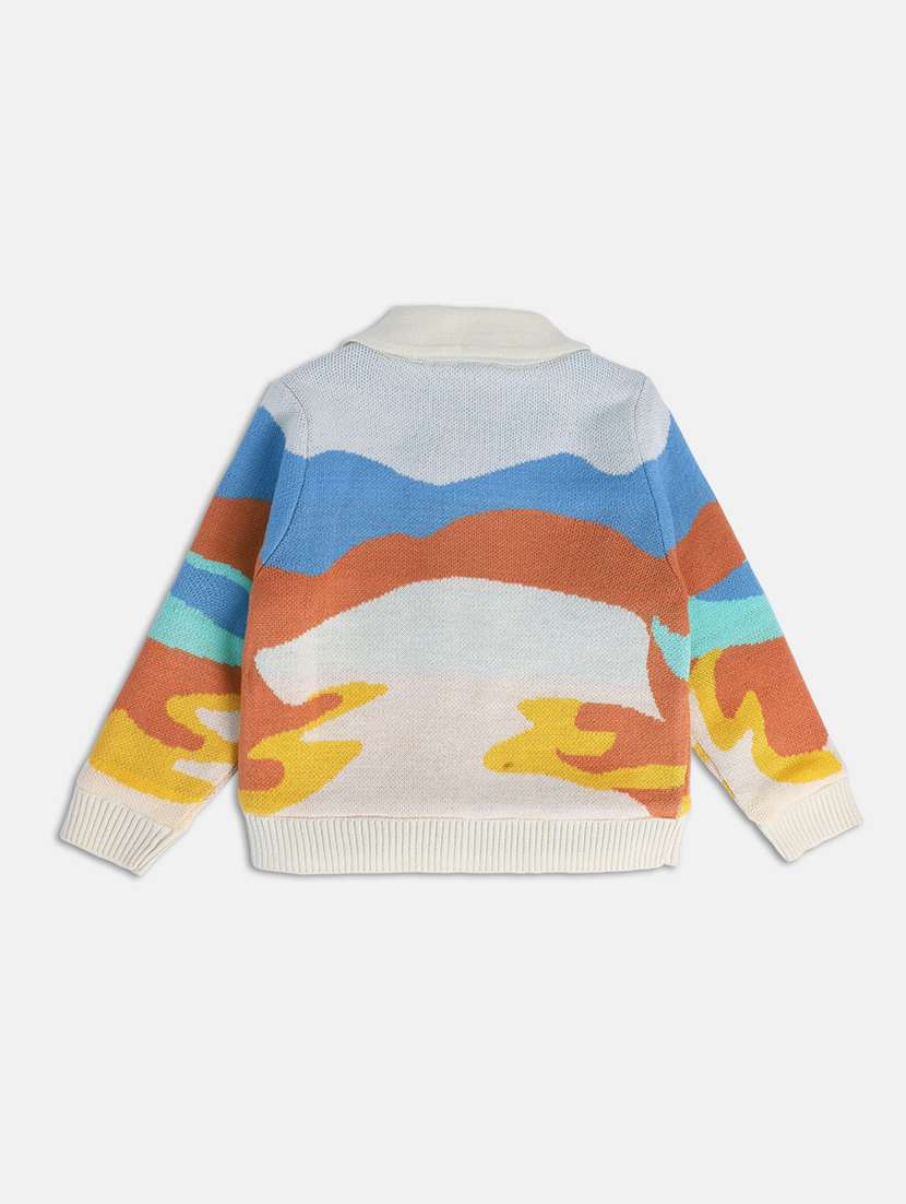 girl self designed long sleeves sweater - 21192495 -  Standard Image - 1