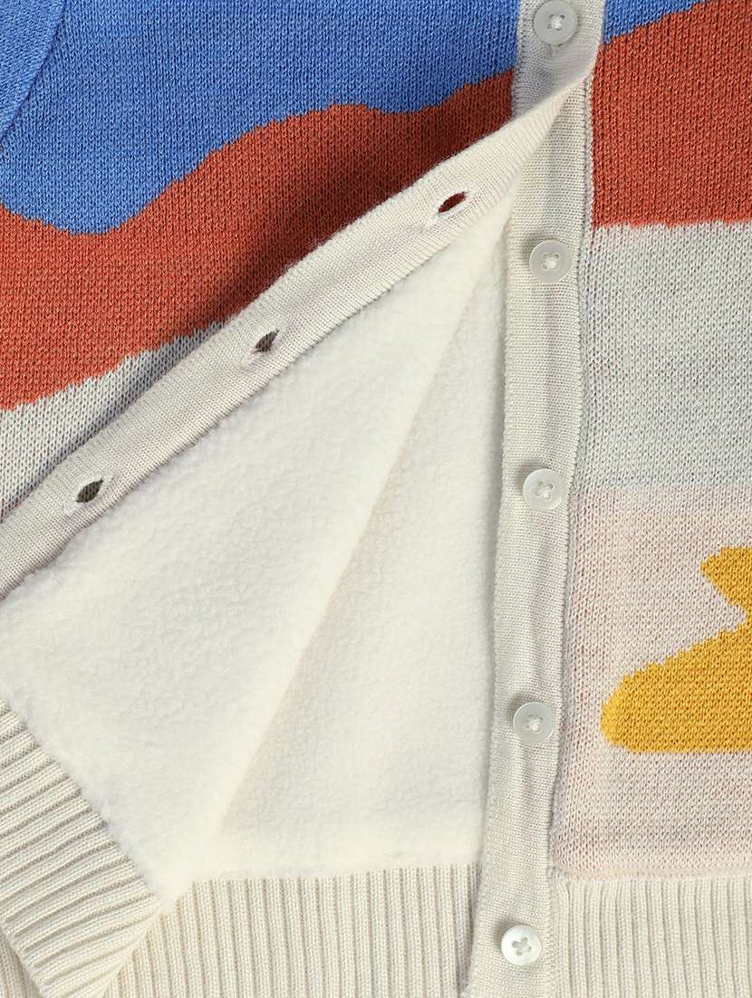 girl self designed long sleeves sweater - 21192495 -  Standard Image - 4