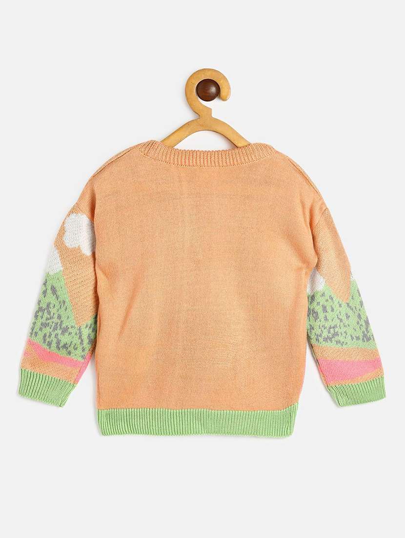 orange acrylic regular sweater - 21192509 -  Standard Image - 1