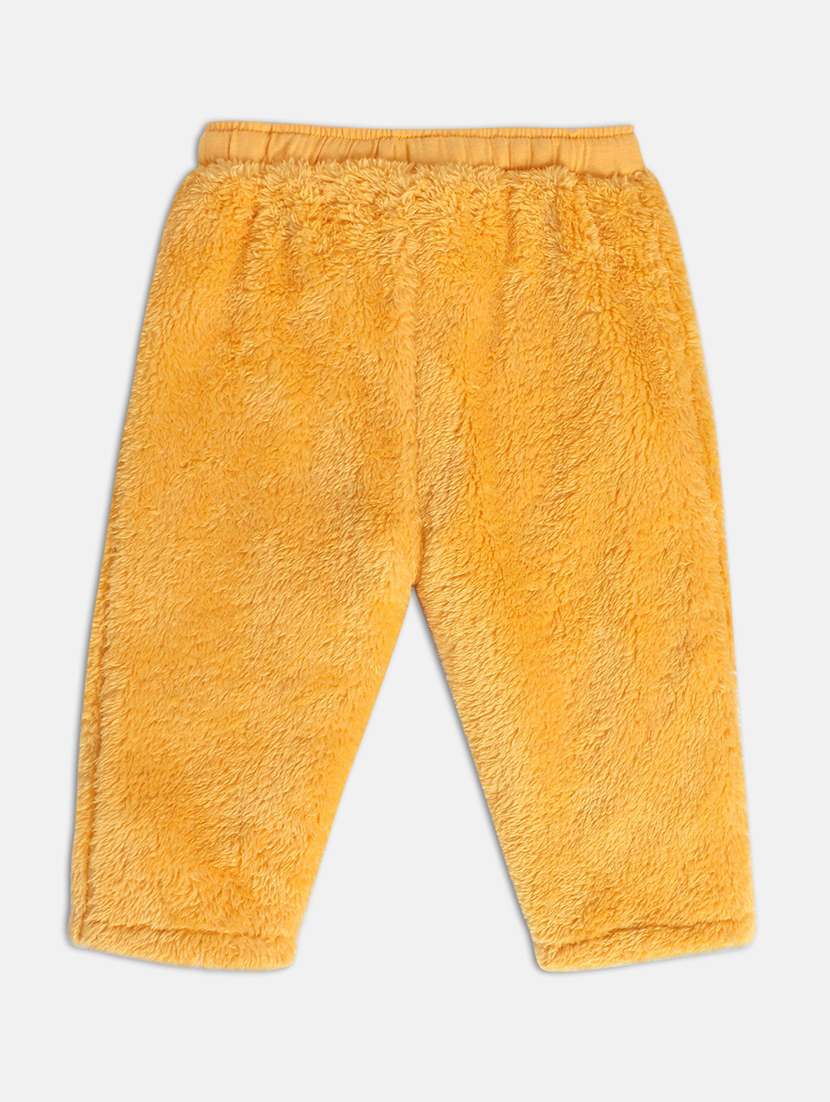 yellow cotton blend casual trouser - 21192842 - Standard Image - 1