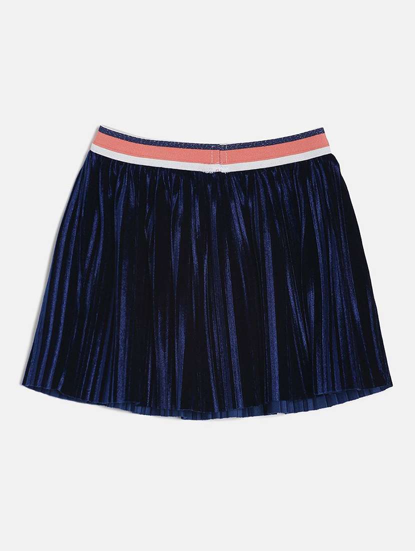 girls mid rise flared mini skirt - 21193279 -  Standard Image - 1