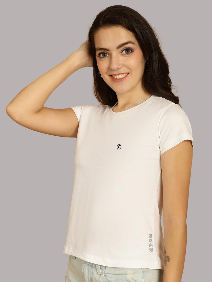 white cotton regular tshirt - 21193545 - Standard Image - 1