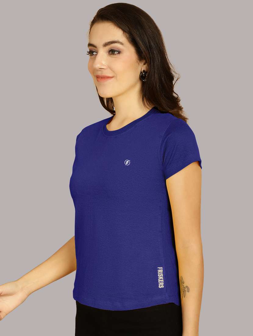 blue cotton regular tshirt - 21193548 -  Standard Image - 1
