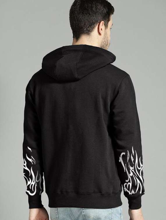 black cotton pullover - 21193864 - Standard Image - 1