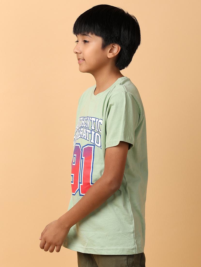 light green cotton single jersey tshirt - 21194946 - Standard Image - 1