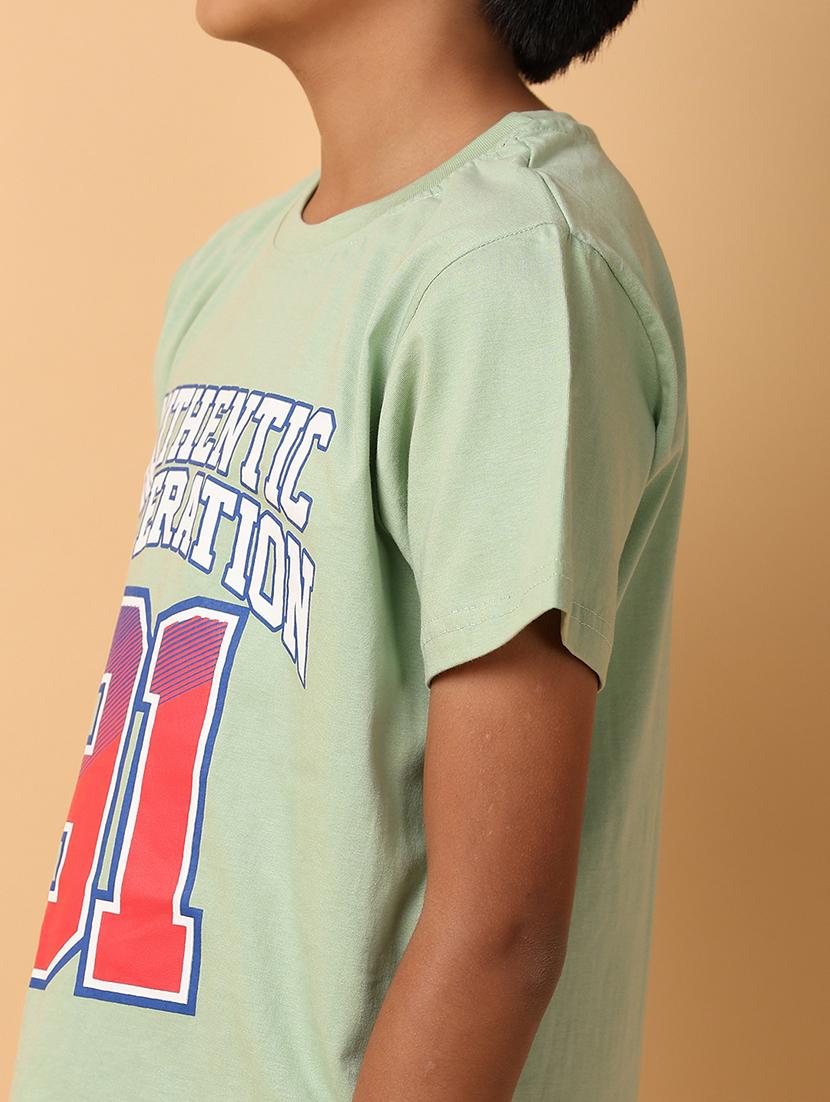 light green cotton single jersey tshirt - 21194946 - Standard Image - 6