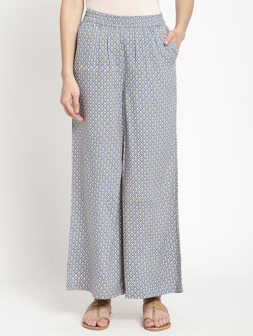 grey viscose palazzo - 21195368 -  Standard Image - 0