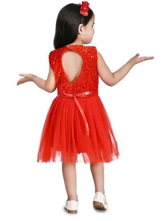 girls self-designed frock - 21198196 -  Standard Image - 1