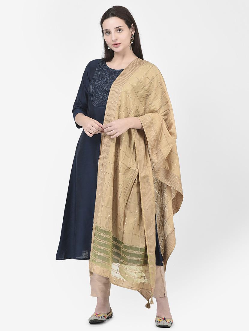 women three quarter sleeve a-line kurta - 21219845 - Zoom Image - 0