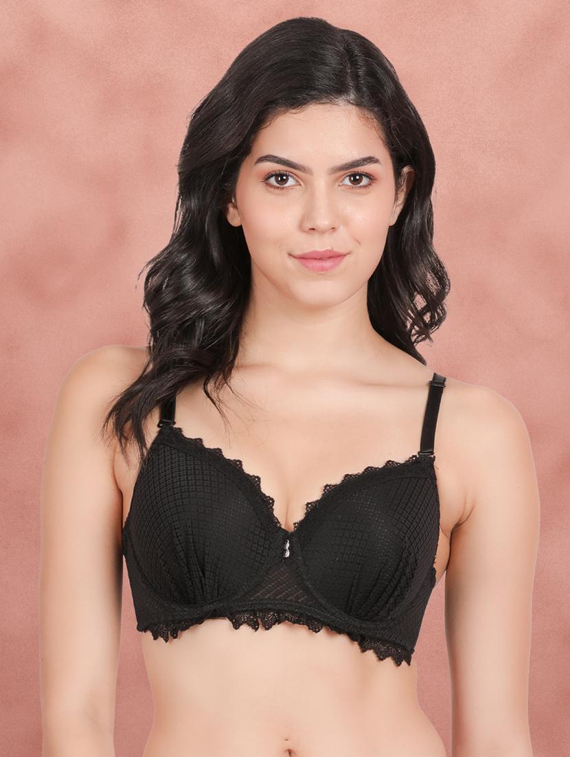 black lace balconette bra - 21221102 -  Zoom Image - 0