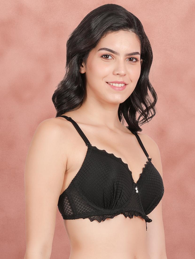 black lace balconette bra - 21221102 -  Standard Image - 1